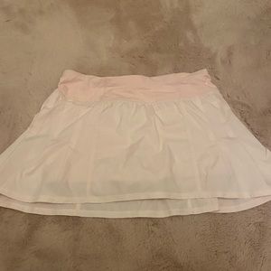 Baby pink lululemon tennis skirt